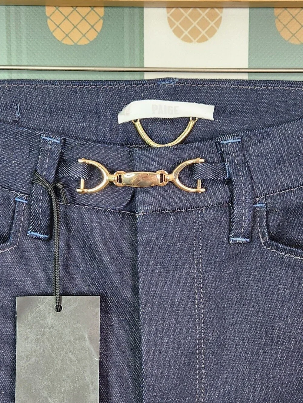Paige Leenah Jolene Wide Leg Jeans in Montecito - Picture 6 of 11